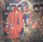 Plucking the Red and White Roses in the Old Temple Gardens, Henry Arthur Payne